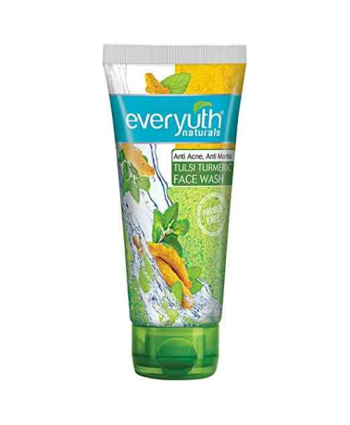 Everyuth Naturals Anti Acne, Anti Marks Tulsi Turmeric Face Wash, 150gm